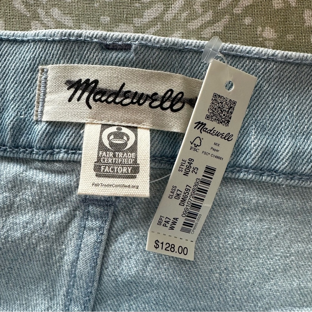 Madewell 90’s Straight size 25 NWT - Picture 3 of 5